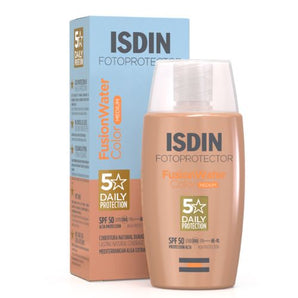 Protector Solar Facial Isdin Fusion Water Color Medium SPF50 50ml 4692