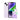 Combo Celular Apple iPhone 14 128GB 6GB-RAM + Estuche Itskins Supreme R Ombre Light Purple Compatible con MagSafe