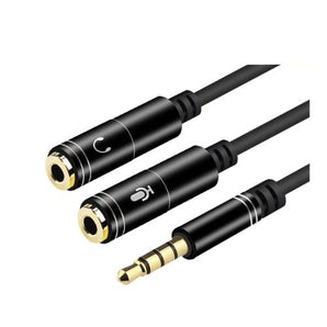 Adaptador de Audífonos y Micrófono Best 3.5mm PF001